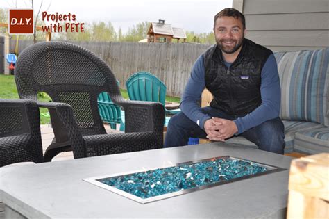 I ordered the burner, fireplace pan, fire glass, and gas hookup kit from a company on amazon. How to Make an Outdoor Gas Fireplace with DIY Pete