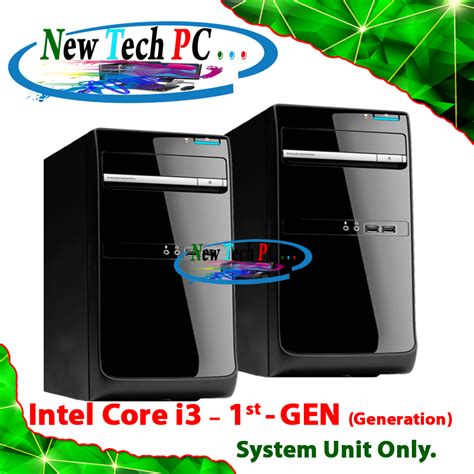 Intel Core I3 1st Gen Generation System Unit