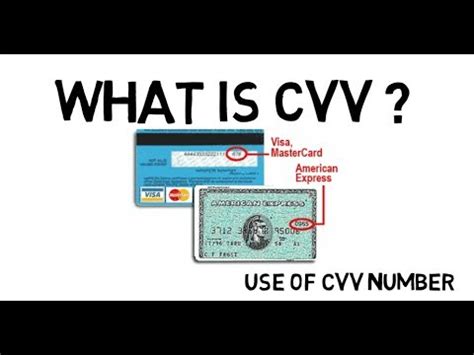 It is always the last 3 digits in case of visa and mastercard. What is cvv number on credit or debit card??? - YouTube