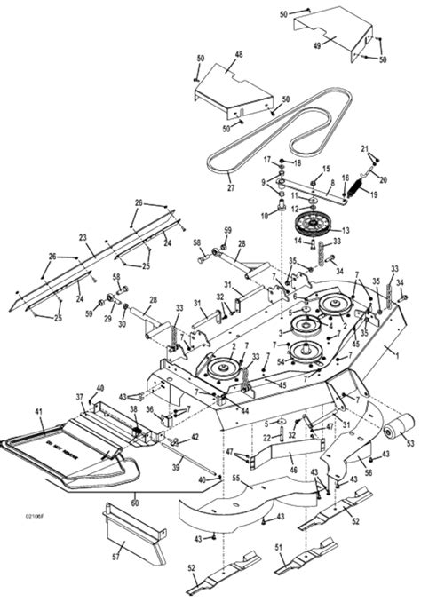 Kubota 48 Mower Deck Parts Diagram