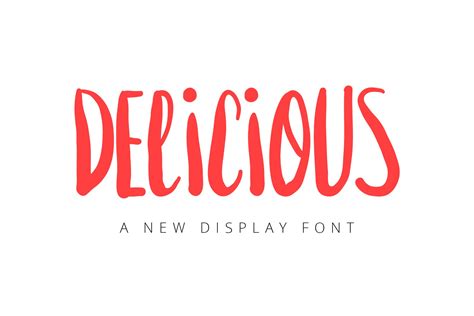Delicious Display Font Stunning Display Fonts Creative Market