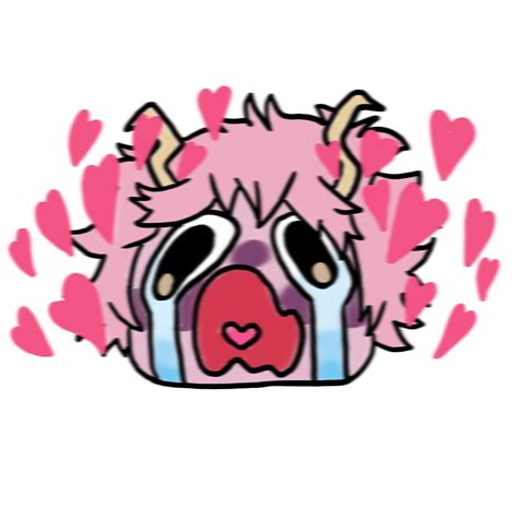 Mina 💗 Bokunohero Bnha Mina Emoji Love Cute Emoji Emoji Templates