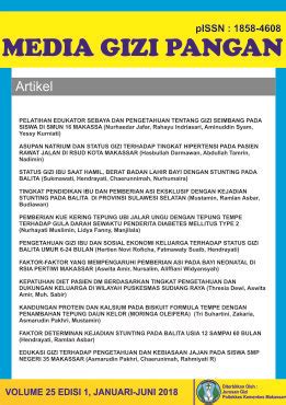 JURNAL ILMIAH – POLTEKKES KEMENKES MAKASSAR
