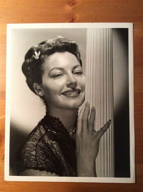 Ava Gardner Original Publicity Photo 1940s With Description On Reverse