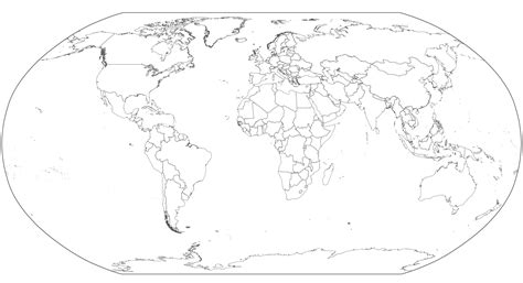 World Map High Resolution Blank