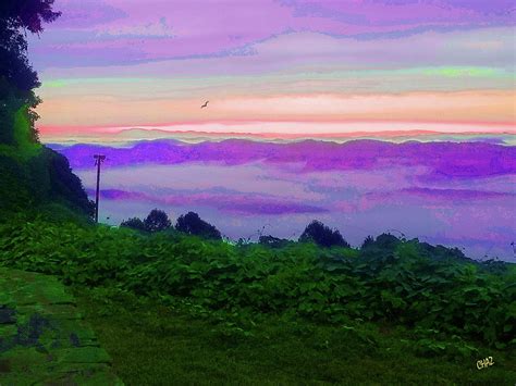 Mountain Top Sunrise Painting By Chaz Daugherty Fine Art America