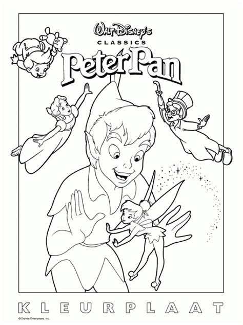 20 Free Printable Peter Pan Coloring Pages