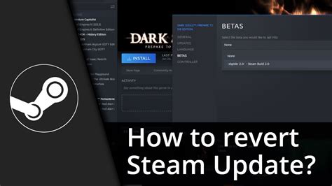 How To Revert Steam Update Steam Revert Game Update Tutorial Youtube