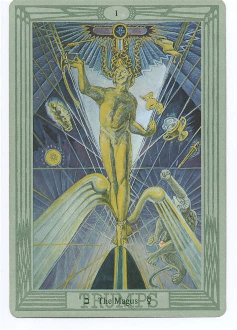 aleister crowley thoth tarot card deck magia