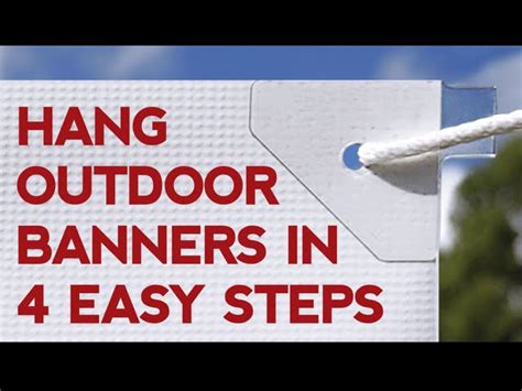 5 Ways To Hang A Banner With Grommets Banneradviser High Quality