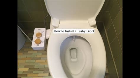Complete Install Of A Hello Tushy Bidet With Warm Water Option YouTube