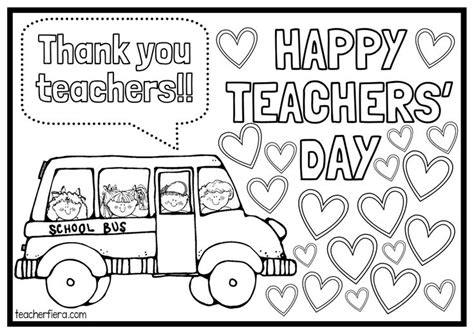 Teachers Day Coloring Pages