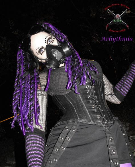 Violet Cybergoth By Arhythmia On Deviantart Death Metal Rockabilly
