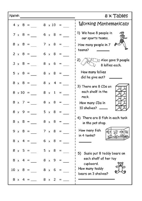 Printable Tally Chart Worksheets Activity Shelter Printable 8 Times