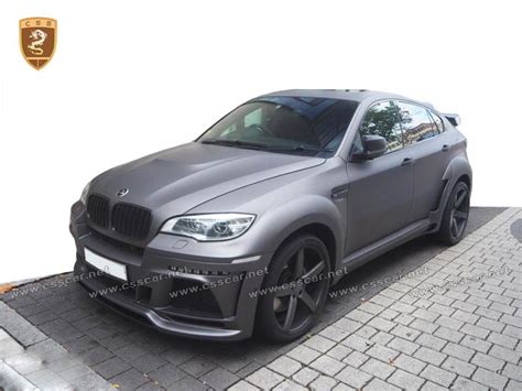 Rear extension not compatible with tow hook. BMW X6(E71) X6M hamann EVO body kits