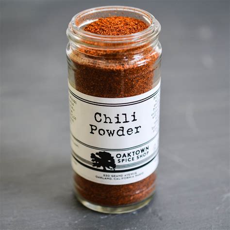 Chili Powder In 12 Cup Bag Or Jar From 525 Oaktown Spice Shop