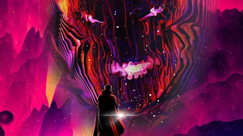 Download 1920x1080 Wallpaper Doctor Strange Fan Art Dark Dimension