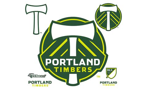 Portland Timbers Logo Wall Decal Shop Fathead For Portland Timbers Decor