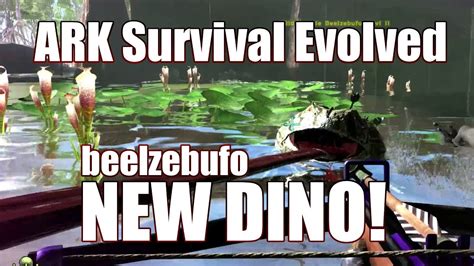Ark Survival Evolved New Dino Frog Aka Beelzebufo Kibble Tame