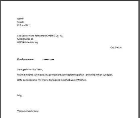 Ihr name ihre anschrift plz und wohnort ggf. Muster Kündigung Mietvertrag | Kündigung Vorlage fwptc.com ...