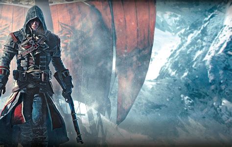 Snow Weapons Ship Ice Hands Hood Templar Sails Killer Ubisoft