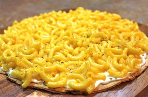 Mac And Cheese Pizza Ultra Thin Pizza Crust
