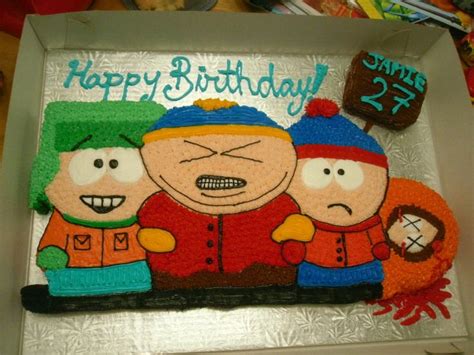 South Park Cake South Park Park Birthday Birthday Party At Park
