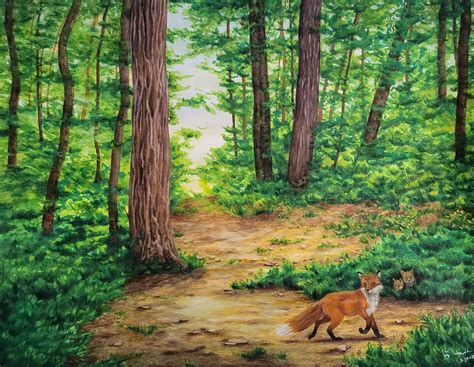Finally Finished This Forest Stroll R Foxes