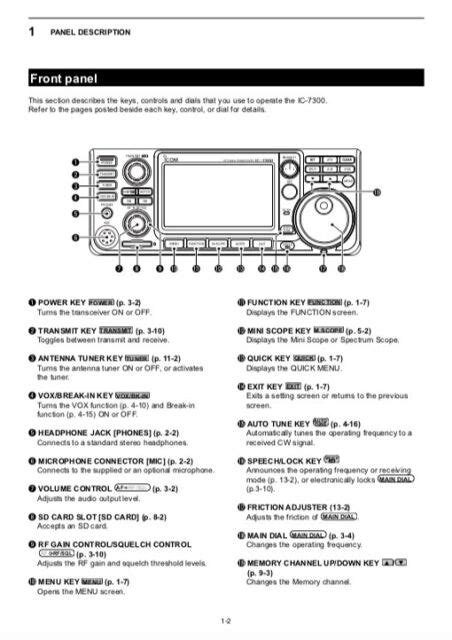Icom Ic R7000 Owner Manual
