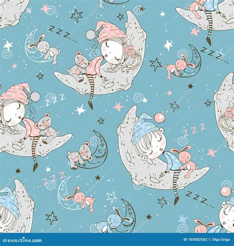 Children In Pajamas Vector Illustration 22337020