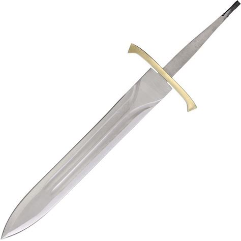 Knife Blanks 027 Knife Dagger Satin Fixed Blade Knife Stainless Handles