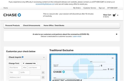 Chase Check Template