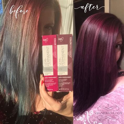 Ion Semi Permanent Hair Color Chart