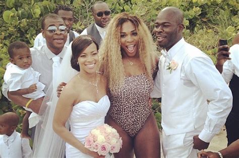Serena Williams Crashes Lovely Wedding Dressed As Hot Sex Leopard