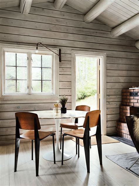 Charming Norwegian Style Log Cabin Packed With Iconic Design Pieces