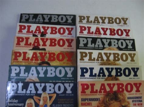 1992 Playboy Magazine Full Year Complete Set 12 Issues With Centerfolds