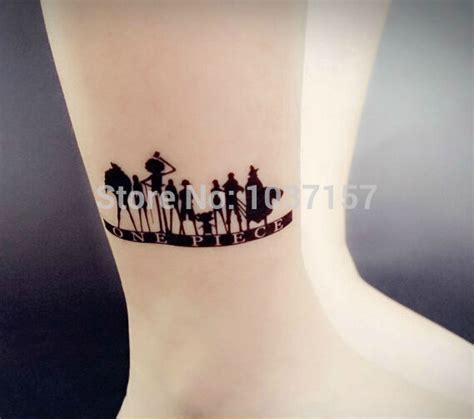 New Free Shipping Anime Temporary Tattoos One Piece Character Cosplay