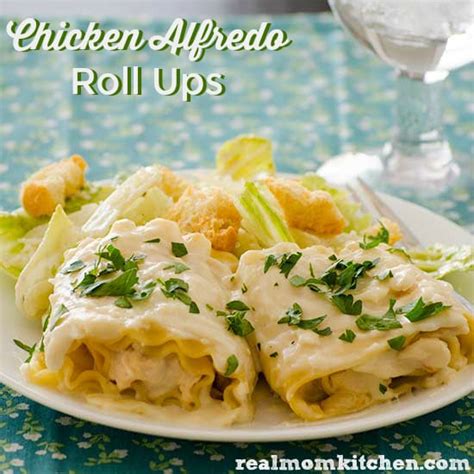 Chicken Alfredo Roll Ups Real Mom Kitchen