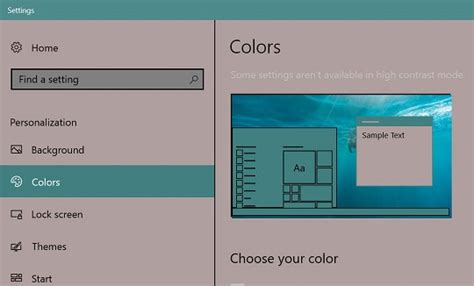 How To Select Colors In Windows 10 Version 1703 And Possibly