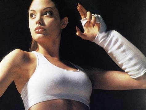 Angelina Jolies First Ever Nude Sex Scene In The Film Cyborg Nude Celebrity Porn