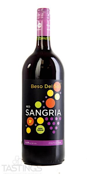 Beso Del Sol Nv Red Sangria Spain Spain Wine Review Tastings