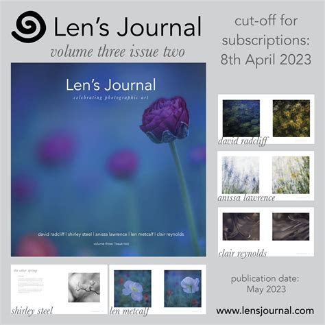 Announcing Lens Journal Volume 3 Issue 2 — Lens Journal