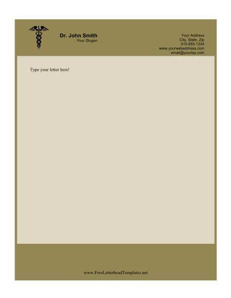Physician medical doctor letterhead zazzle com. 25 Free & Premium Business Letterhead Word Templates .DOC/.DOCX | Ginva