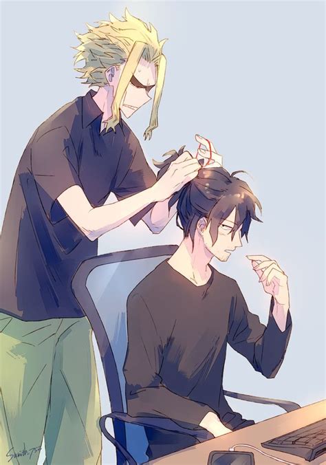 7 Best All Might X Aizawa Images On Pinterest My Hero Academia