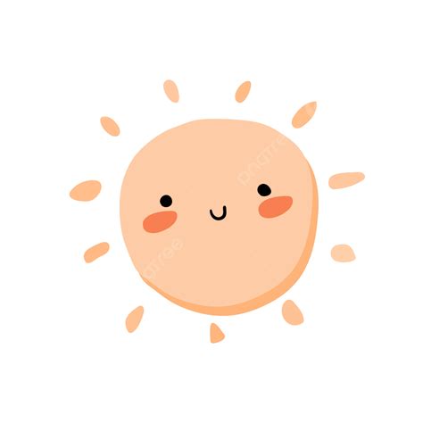 Smiling Sun Vector Png Images Cute Smiling Sun Summer Day Sun Cute