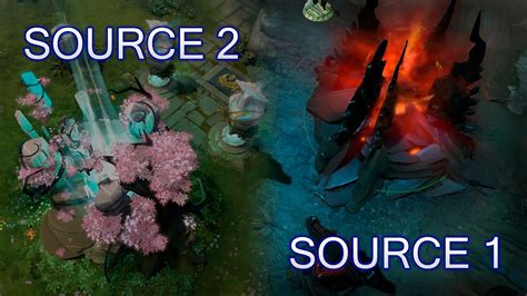 Source 2 And Source 1 Comparison — Dota 2 Reborn Update Youtube