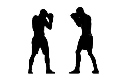 Fight Silhouette At Getdrawings Free Download