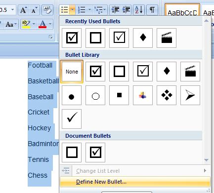 How To Quickly Insert Checkbox In MS Word