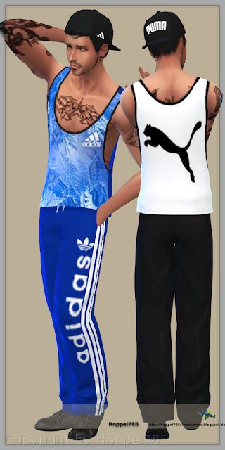 Ts4 Fashion Puma And Adidas Collection For Men By Hoppel785