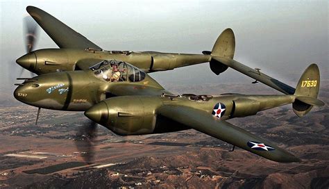 The P 38 Lightning Wwii Aircraft Aircraft Fighter Planes
